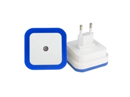 (azul) Luz Noturna Led Sem Fio, Mini Luz Quadrada