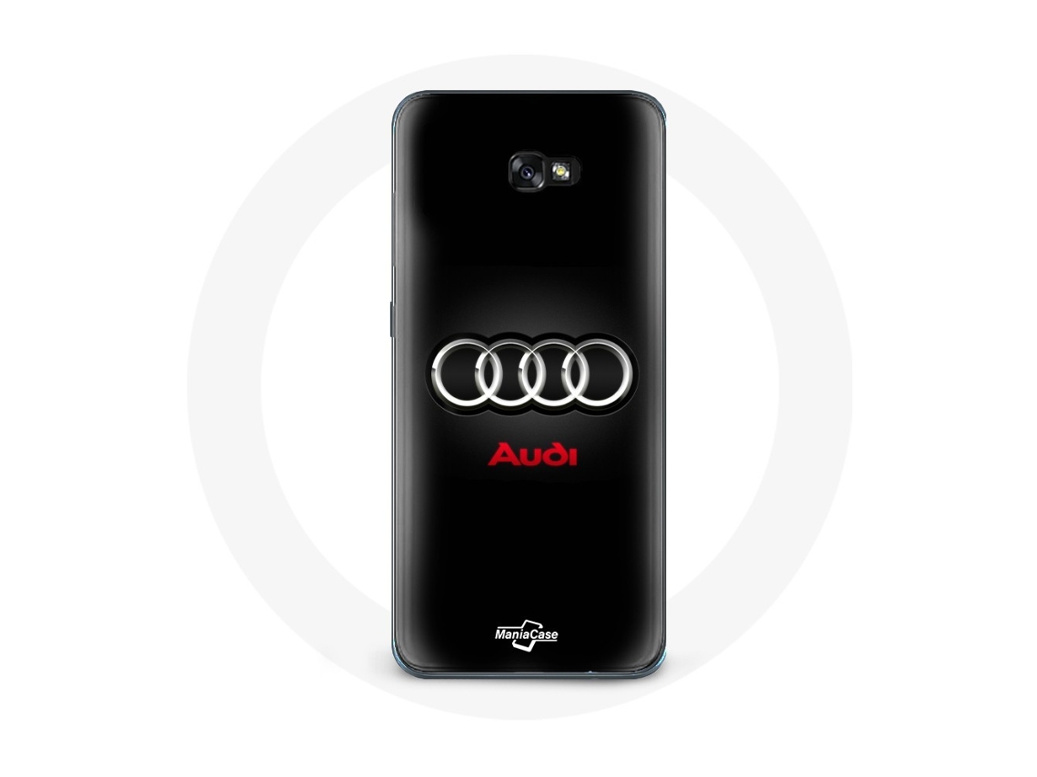 Capa para Samsung galaxy A5 2017 Audi logotipo Métal Fundo preto