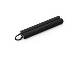 Nunchakus de Espuma PVC Preto para Crianças Principiantes Treinamento Kung Fu com Corda | S/MARCA