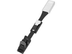 Luminária De Leitura Led Recarregável Fabater, Com Proteção Para Os Olhos, 3 Temperaturas De Cor, Haste Flexível De 360°
