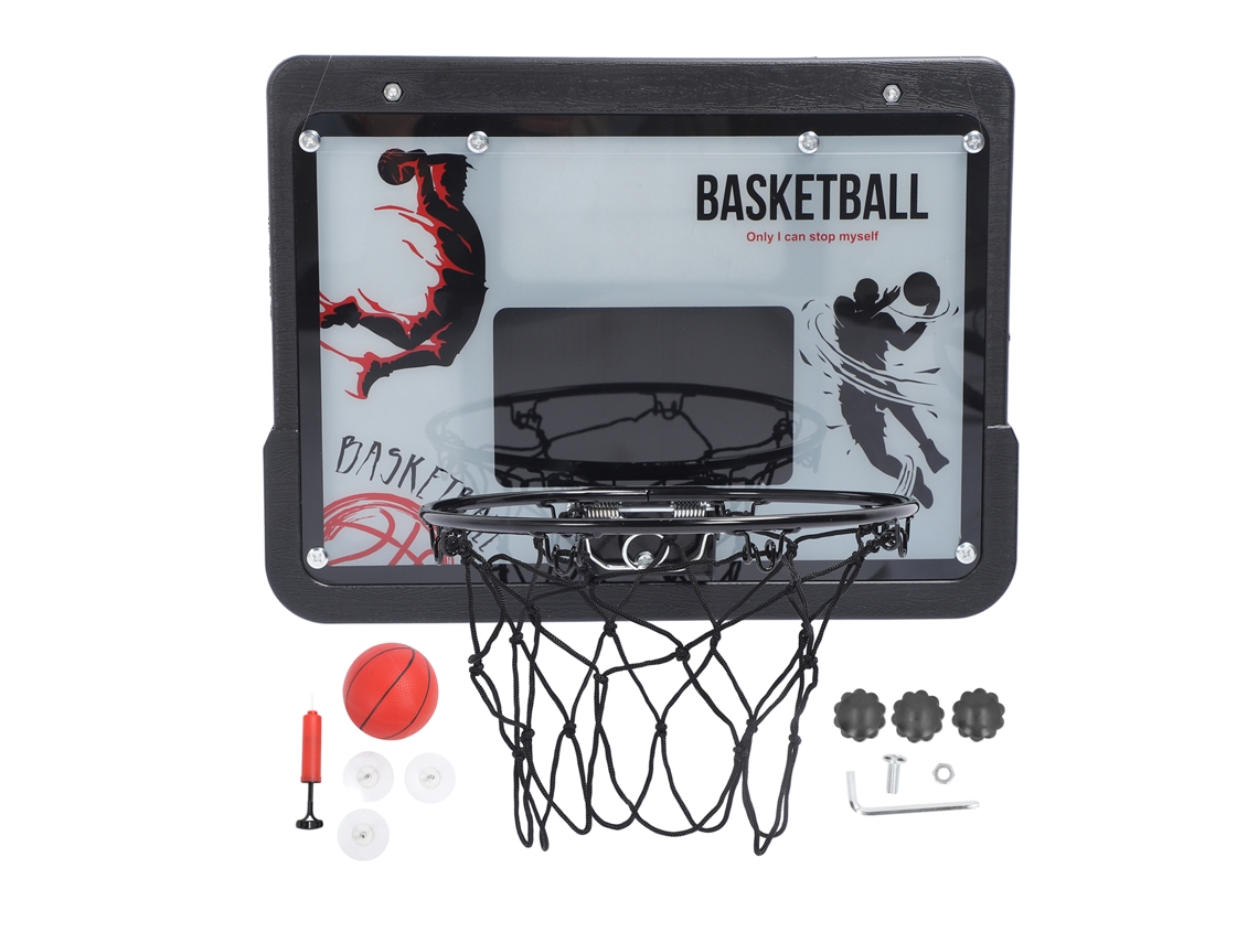 Jogo de Aro de Basquete Infantil, Plegável, com Ventosas, Portátil, Interior e Exterior | S/MARCA