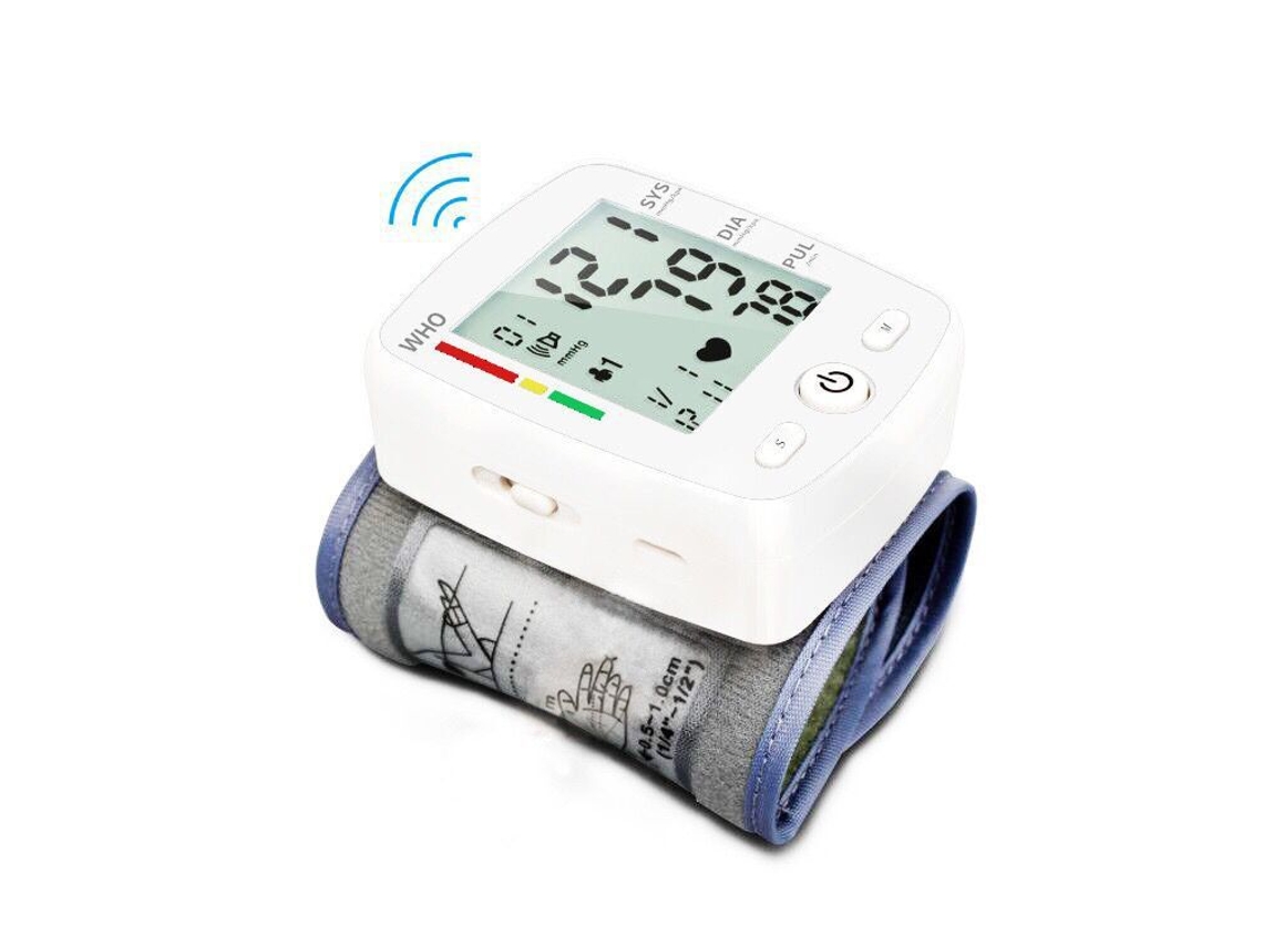 Monitor De Pressão Arterial Algemas Ajustáveis ​​com Função De Voz (branco) Spqment