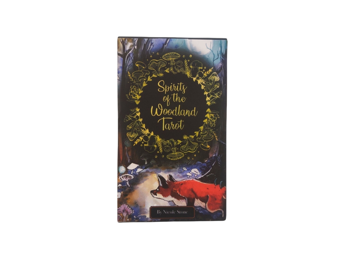 Tarot Dos Espíritos Da Floresta, 84 Cartas (12x7 Cm), Em Papel Brilhante, Inclui Instruções.