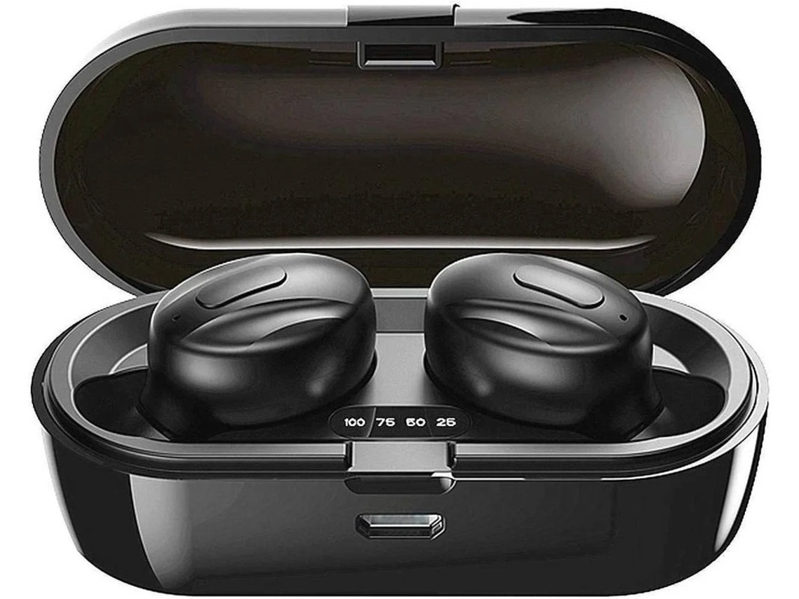 Auriculares In Ear True Wireless Bluetooth Com Cancelamento De Ruído Preto