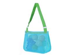 Bolsa De Armazenamento De Malha Para Brinquedos De Praia Yuysan 21x25x8cm Azul (aa14)
