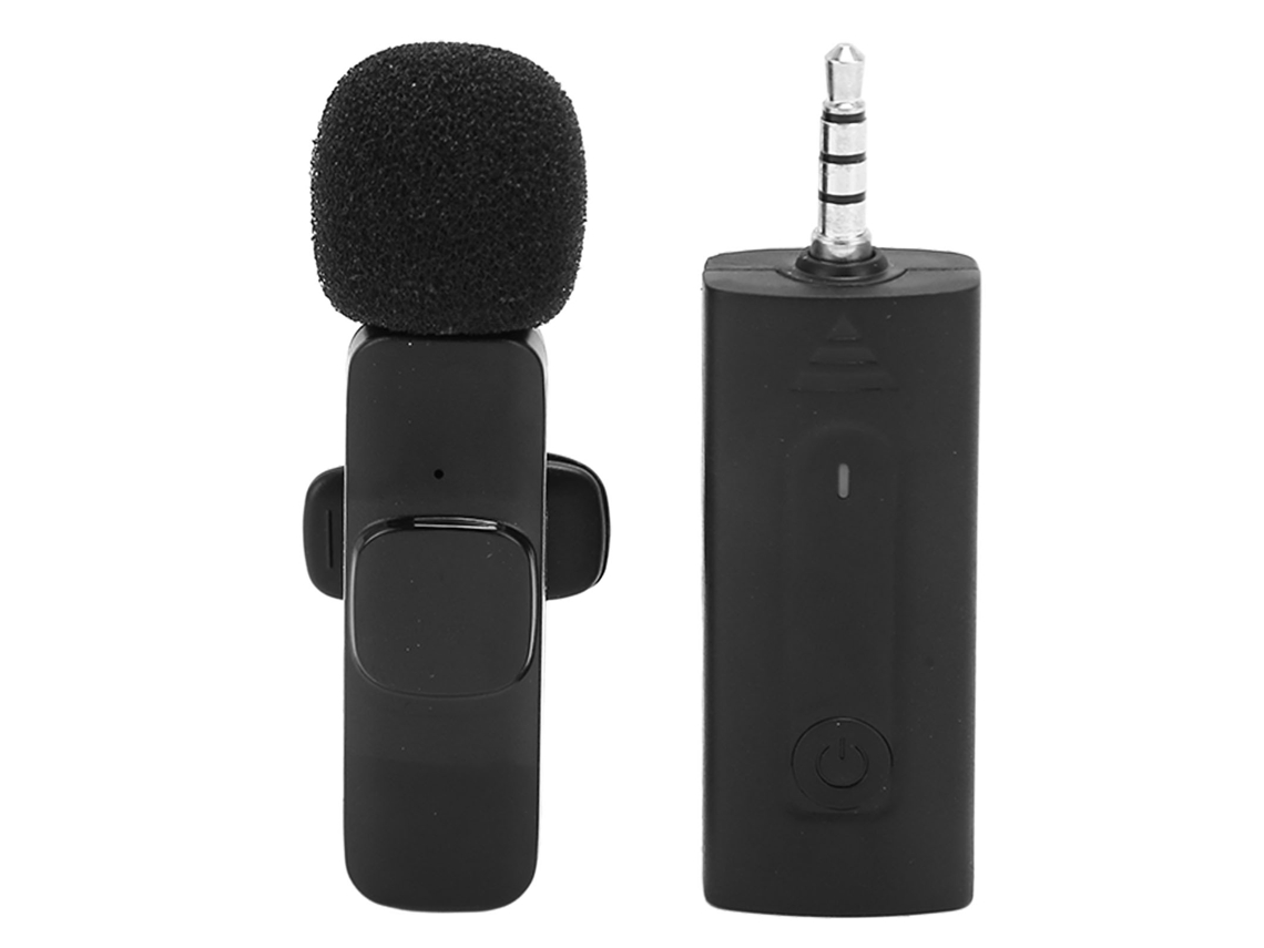 Lurelia Microfone De Lapela Sem Fios Redução De Ruído Plug And Play Bluetooth Para Gravação