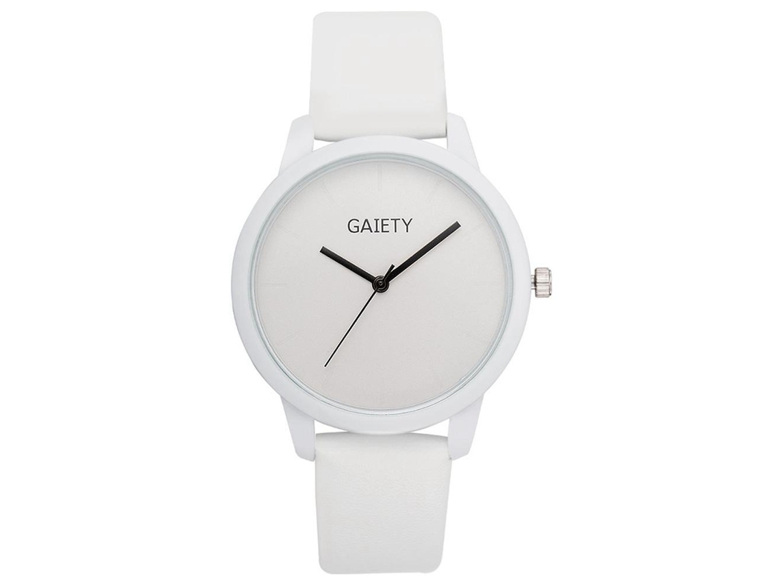 Reloj De Pulsera Analógico Quartz Para Hombres Estilo Simple Con Correa Pu Gaiety