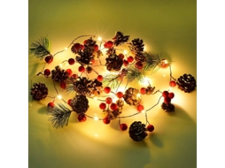 Guirlanda de Natal com Luzes 6.7ft 20 LEDs Nova Line
