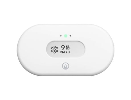 View Detector De Gás De Poluição Com Controle De Aplicativo Alimentado Por Bateria Gás Detectado Poeira Fina Airthings
