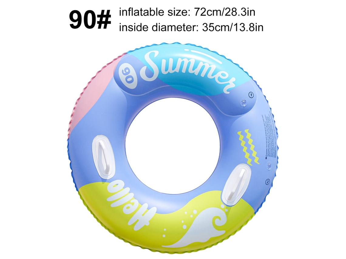 1 Boia Inflável Espessa e Colorida para Natação, Adultos, Perfeita para Usar Debaixo do Braço no Verão AQUAFORGE