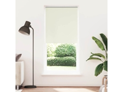 Vidaxl Cortina De Rolo Blackout, 104,4 X 230 Cm, Largura Do Tecido 100 Cm, Branco-creme