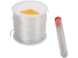 Cordão De Esticar 1,2 Mm - Transparente Elástico - Fio De Aço - Funcionamento Simples - Durável - Apropriado Para Trabalhos Manuais - Cordão De Estica