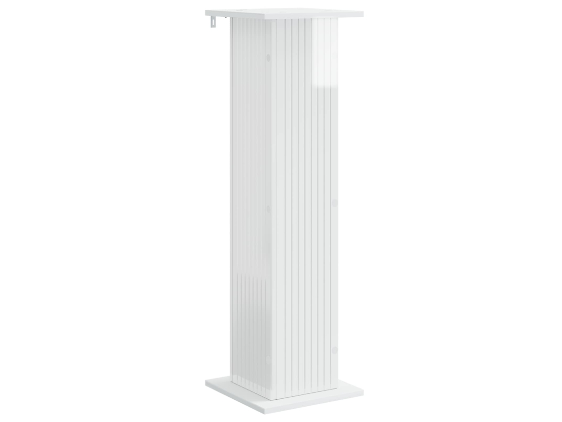 Conjunto 1 Suporte Moderno Para Plantas Vidaxl Branco Derivados De Madeira (30,5 X 30 X 100,5 Cm)