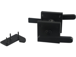 Conjunto De Ferragens Alumínio Dupla Face Para Portão Jardim, Para Porta De Celeiro Madeira, Fechadura De Segurança