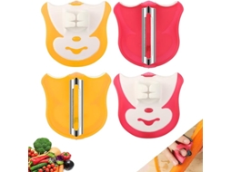 Descascador De Frutas E Legumes Manual, 4 Peças, Feito Com A Mão