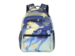 Mochila De Estudante Genshin Impact J136, Durável E Leve, Com Alças De Ombro Impermeáveis ​​e Respiráveis. D136 Olysi Shop