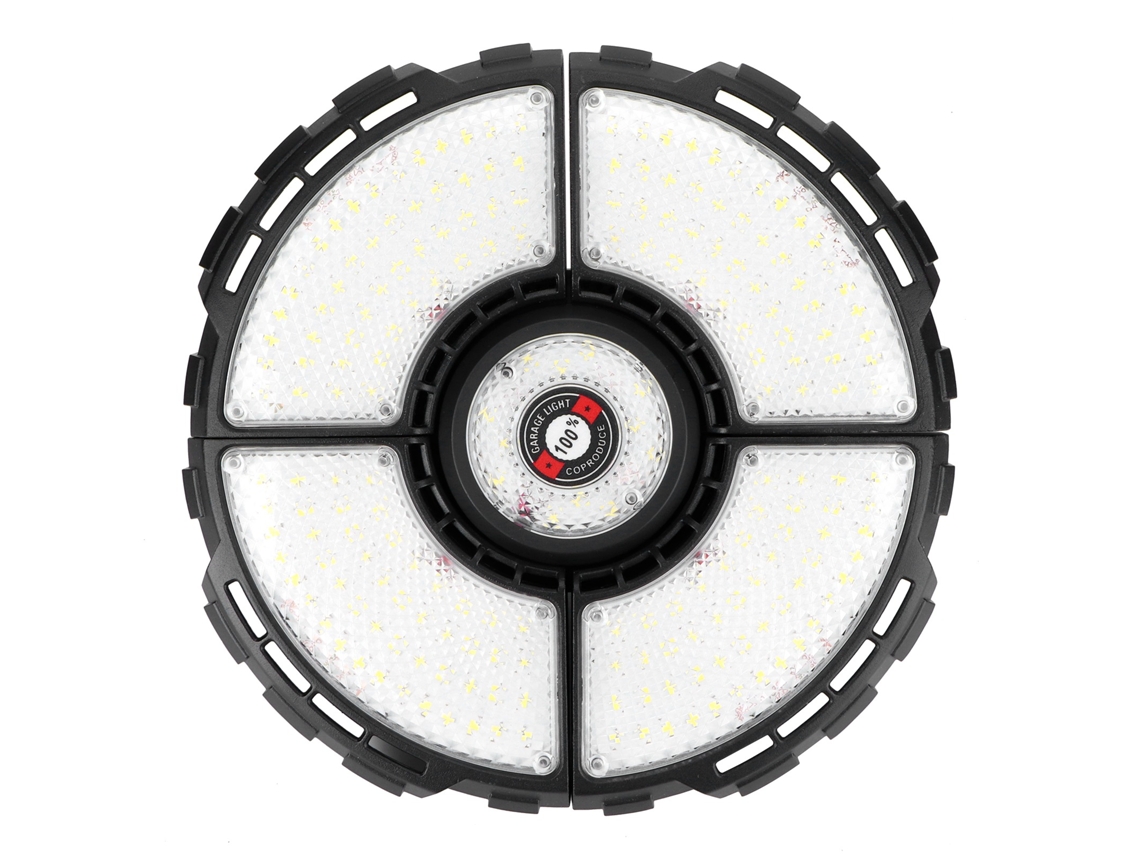 Laxiscreed Luz De Garagem Deformável Com Ampla Faixa De Tensão 85-265v Para Iluminação Versátil