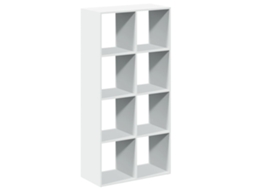 Room Divider Bookcase, Room Divider Bookcases Vidaxl Branco Madeira Processada (69.5 X 29 X 137.5 Cm)