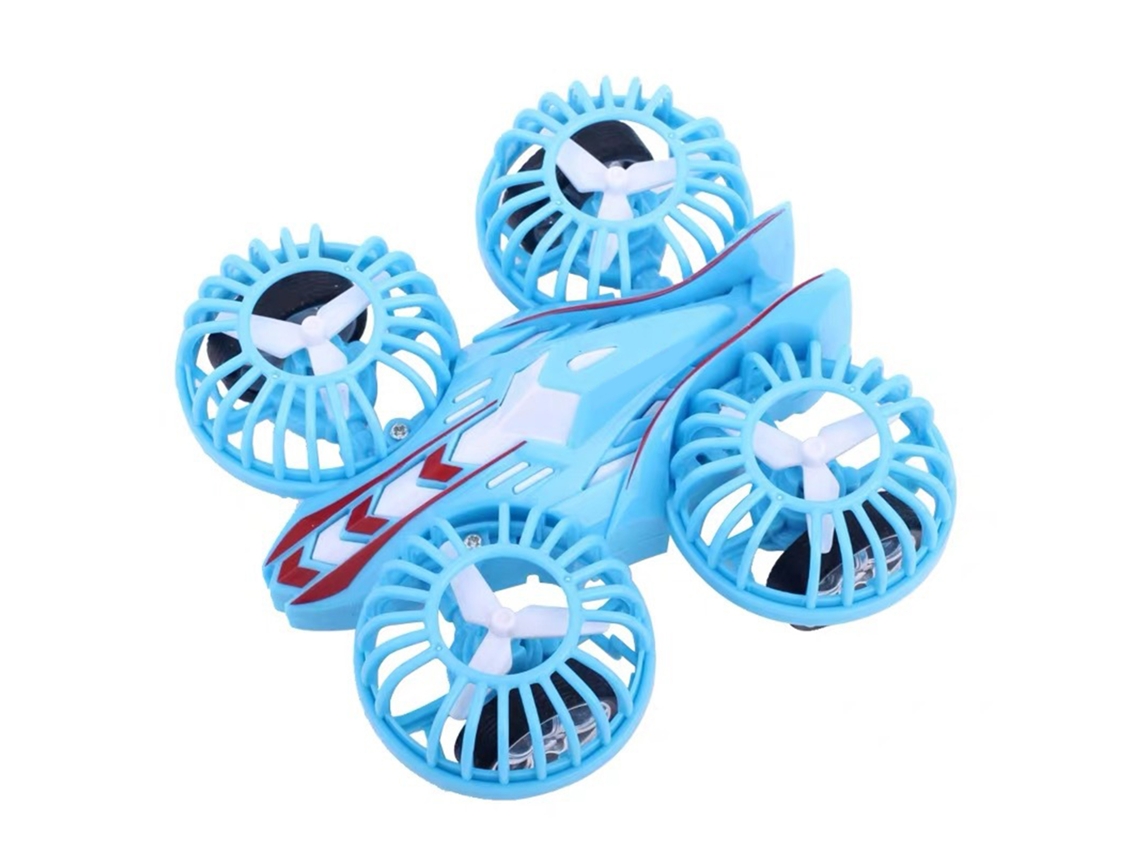 Carro voador de inércia 2026, resistente a quedas e desgaste, quadricóptero de brinquedo, presente ideal para meninos e meninas, azul.