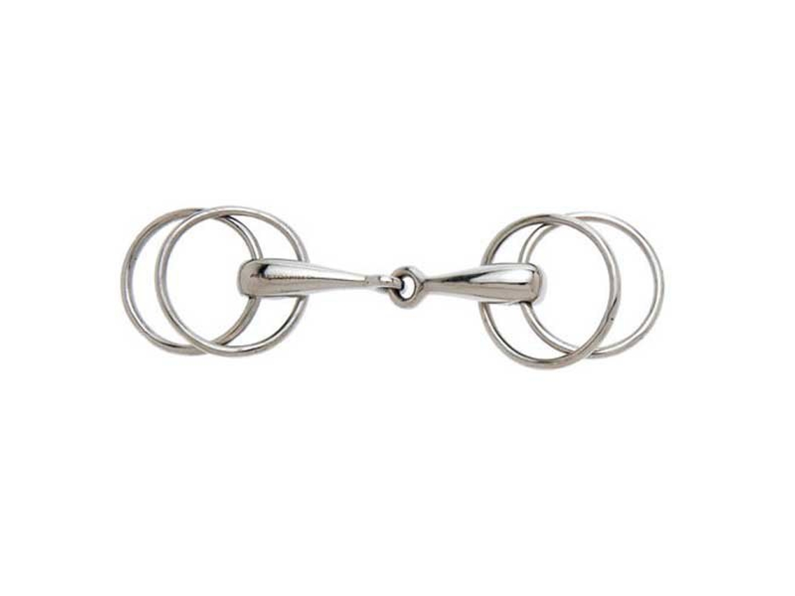 Snaffle Rígido de Meio-Fio Liverpool Prateado 12.5 Cmsefton