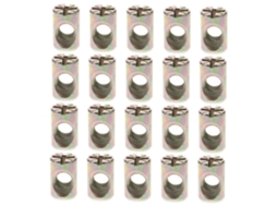Kit De 20-porcas Fixação Para Móveis Alipis Com Fenda Camas E Cadeiras, Ideal Para Montagem De Móveis