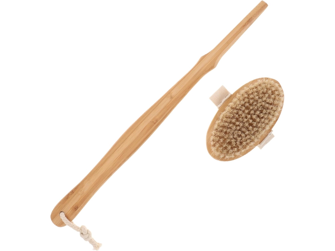 Escova De Banho, Escova Corporal, Cabo Longo, Escova Esfoliante Macia Para Acessório De Banheiro