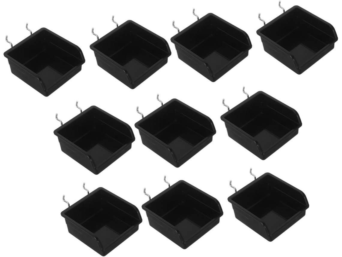 Organizador De Mesa Com 10 Peças, Ganchos, Painel Perfurado Resistente, Caixas De Armazenamento, Acessórios