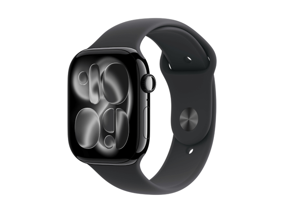 Watch Erie 11 Gp 42mm Aluminio Negro Azabache Y Correa Port Band Negra Talla M Apple