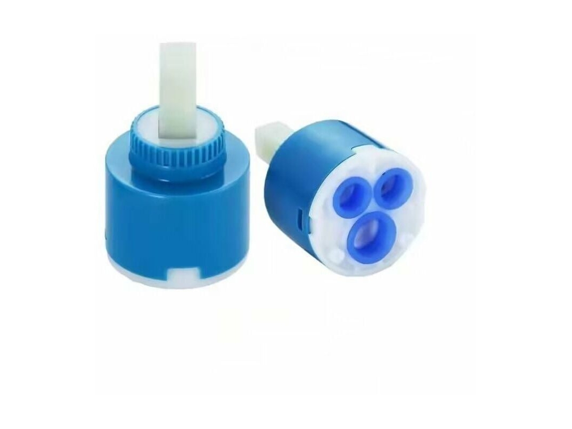 Cartucho Cerâmico Para Torneira, 2 Peças, Misturadora De Banheiro Ou Cozinha (azul, 40 Mm), Cartucho De Cerâmica Para Torneira Misturadora