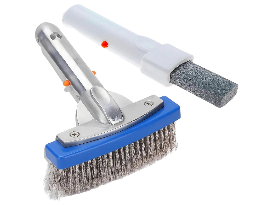 Escova de Limpeza para Piscina, para Paredes, Fundo, Degraus e Azulejos, Uso Manual em Spas, Lagos, Fontes e Banheiras AQUAFORGE