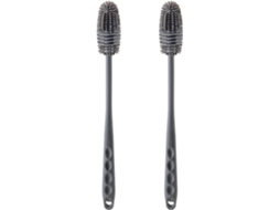 Escova De Silicone Genérica Para Limpeza Mamadeiras Pacote Com 2, Cabo Longo, Para Uso Doméstico E Funcional Durável