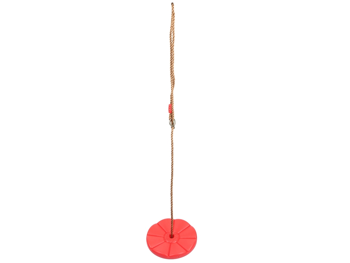2026 columpio de Disco para Niños Con Asiento Colgante, Ropa de Escalada, Hamaca, Equipo de Juego Interior Y Exterior Rojo