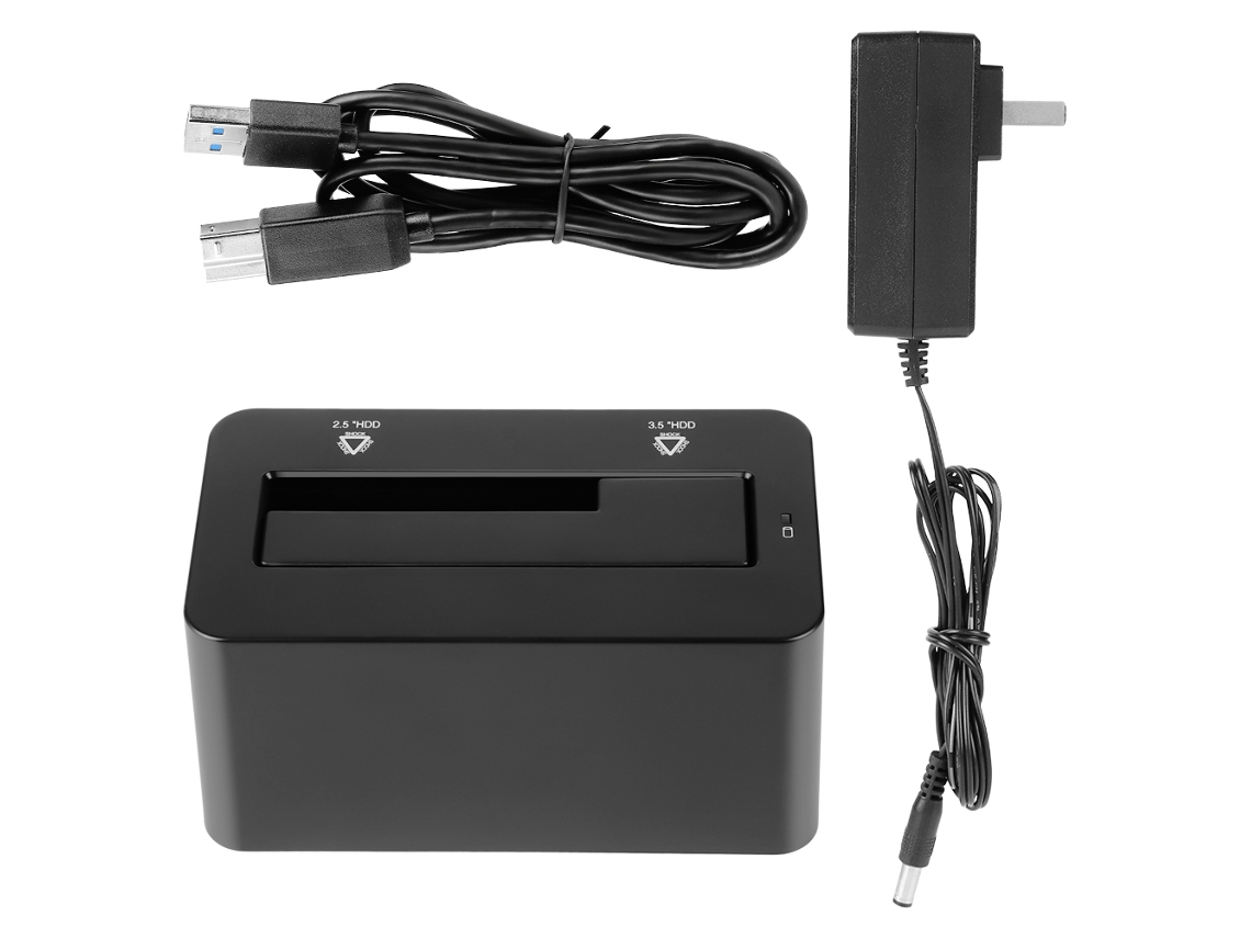 Estação De Docking Para Disco Rígido Hdd/ssd Sata Usb3.0 De 2.5/3.5 Polegadas