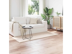 Vidaxl Tapetes De Área Retangular Sirolo Bege 200 X 80 Cm Poliéster