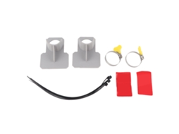 2pcs Suportes ajustáveis para Mangueira de Piscina com Abraçadeiras em Aço Inoxidável e Abs | S/MARCA