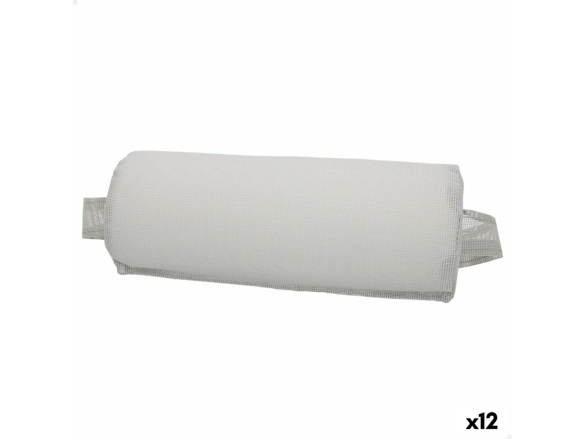 Almofada para Cadeiras AKTIVE Cinzento 35 X 5 X 14 Cm 12 Unidades