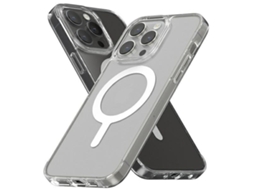 Capa Magsafe para iPhone 15 Pro Max MERCURY Pele Sintética Transparente