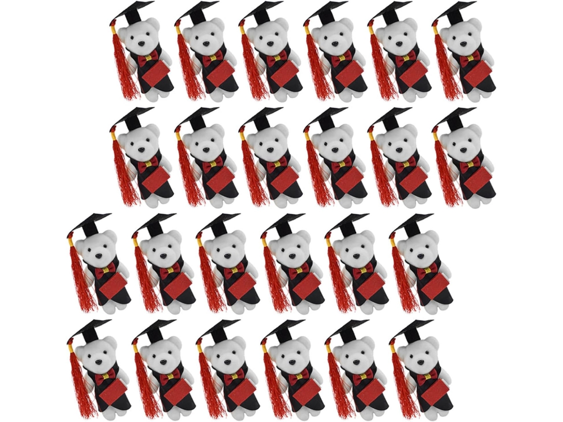 Conjunto De 24 Ursinhos Pelúcia Desenho Animado Para Decoração Buquês