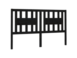 Headboard, Headboards Vidaxl Preto Madeira De Pinho (206 X 100 Cm)