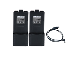 Baterias De àon De Lítio De 3800mah Para Rádios Walkie Talkie, Compatíveis Com Baofeng Bf Uv5r 5ra 5rb 5rc 5rd 5ro 5re. Aquaforge