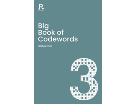 Livro Big Book of Codewords Book 3 de Richardson Puzzles and Games (Inglês)