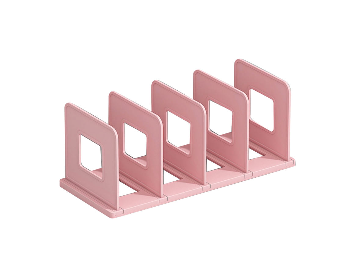 Organizador de Livros e Arquivos Pp com 4 Compartimentos com MARCA