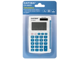 Calculadora Básica CATIGA CH-862D Azul  (8 dígitos)