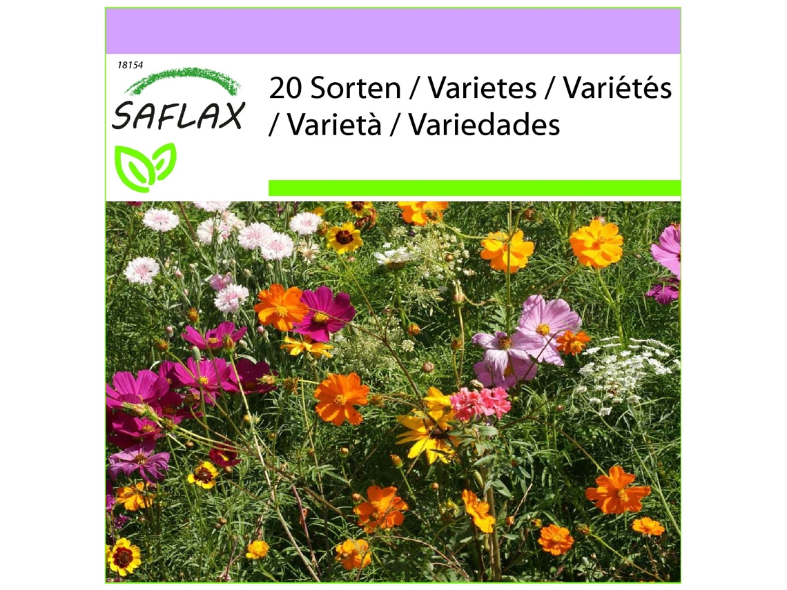 SAFLAX Prado de Flores Cortadas Mix 1000 Sementes