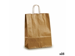 Mala de Papel Dourado 32 X 12 X 50 Cm 25 Unidades