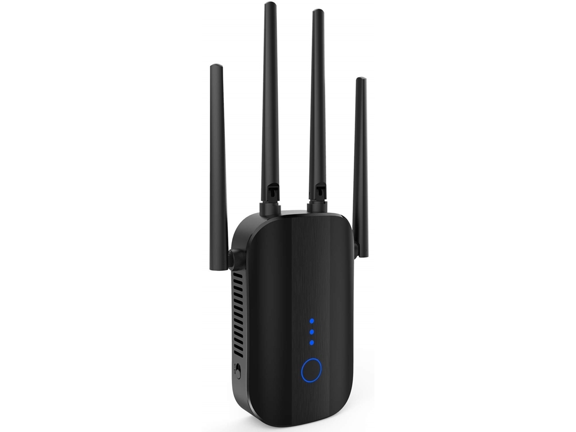 Extensor Wifi Ac1200 Suporta Wps Cobre Até 1.200 Pés Quadrados. Amplificador Wifi de banda dupla E 25 1200 Mbps com antenas Lalalamoli
