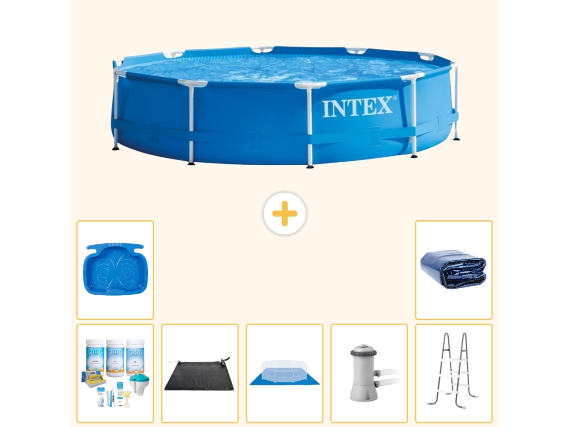 Intex Piscina Com Estrutura Redonda - 366x76 Cm - 8-peças S20444
