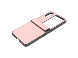 Cubierta Plegable Resistente a Riscos para Oppo Find N2 Flip Protectora Rosa
