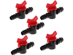 Válvula De Irrigação Em Plástico Pe Para Jardim E Relvado Ajustável Com 5 Peças Acessórios De Aquário