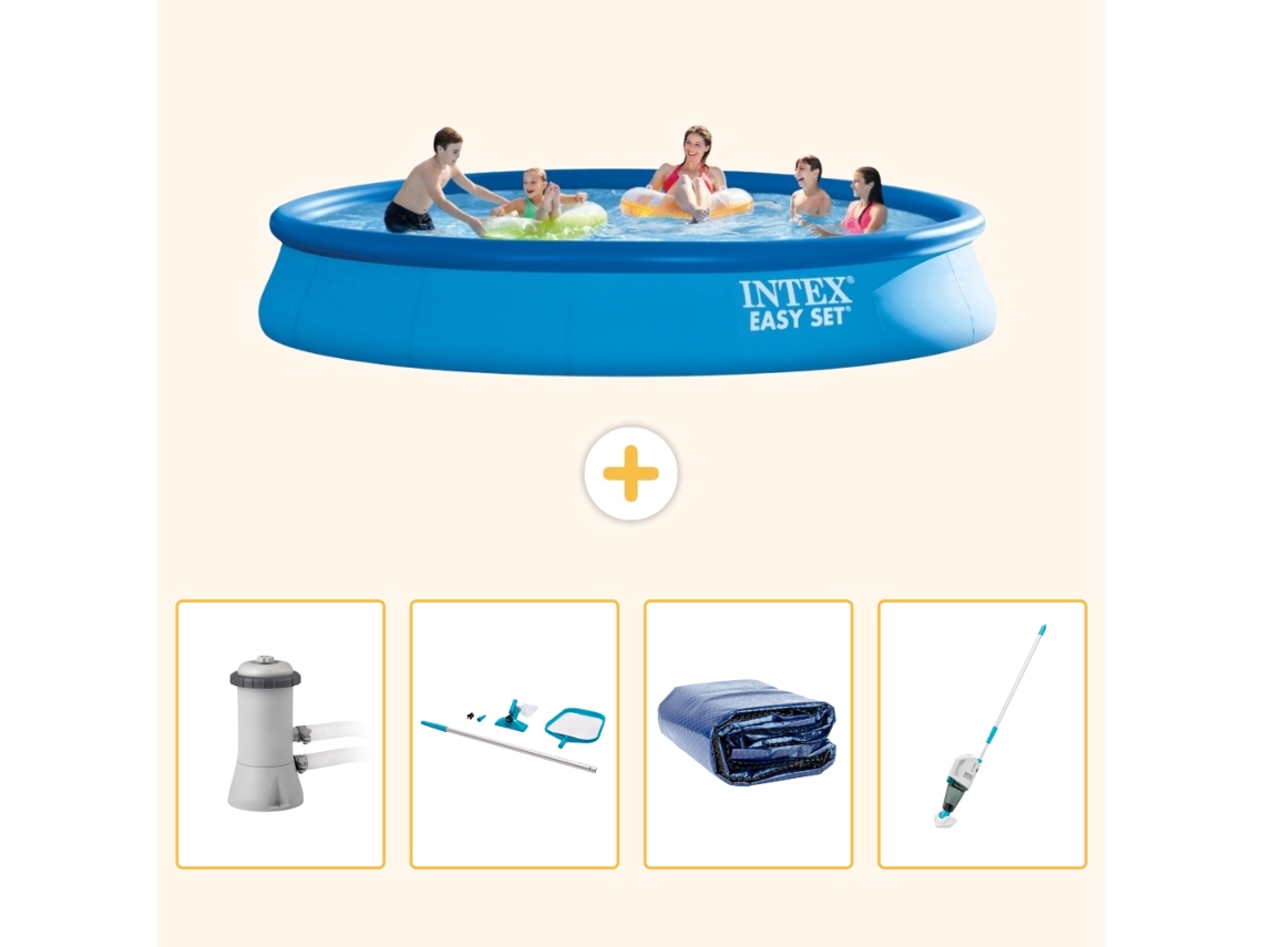 Intex Piscina Easy Set Redonda - 457x84 Cm - 5-peças S323